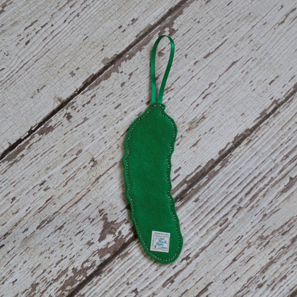 NEW! Pickle Felt Ornament