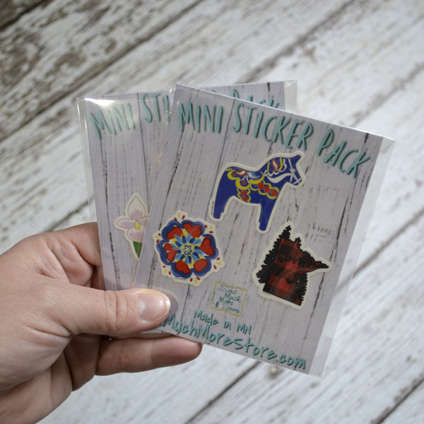 Mini Sticker Packs, Vinyl Stickers