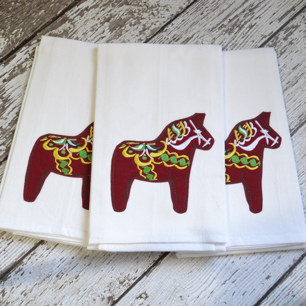 Dala Horse Tea Towel - NEW COLORS AVAILABLE