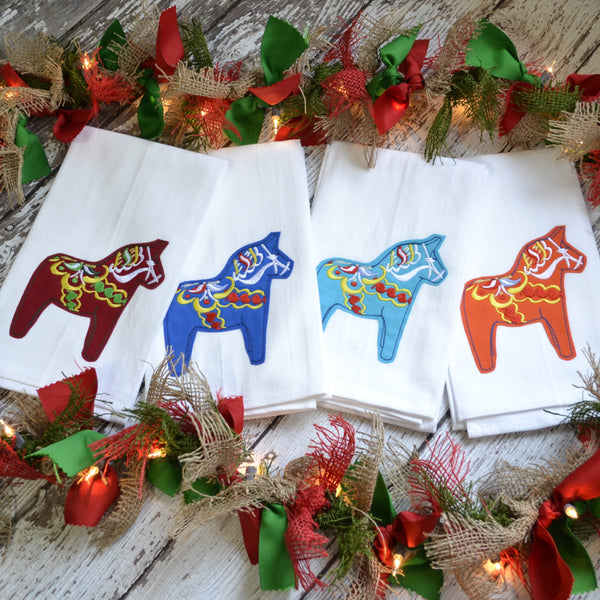 Dala Horse Tea Towel - NEW COLORS AVAILABLE