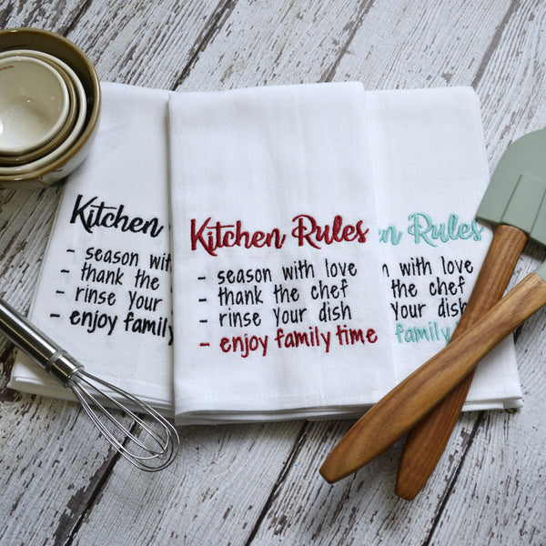 Kitchen Rules Tea Towel