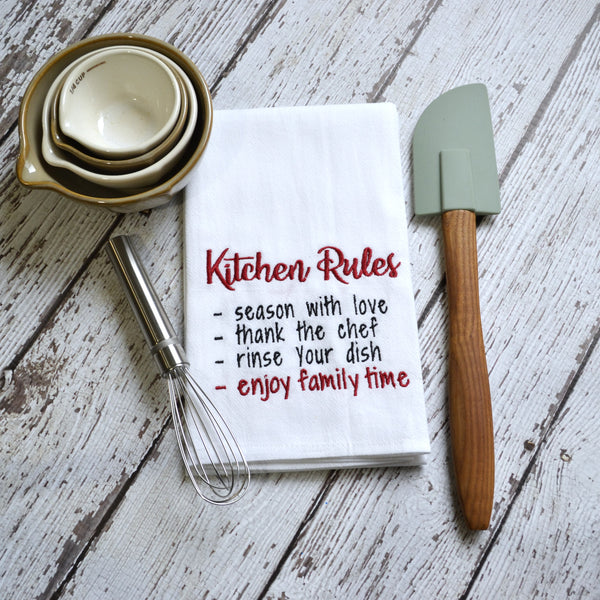 Kitchen Rules Tea Towel