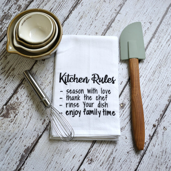 Kitchen Rules Tea Towel
