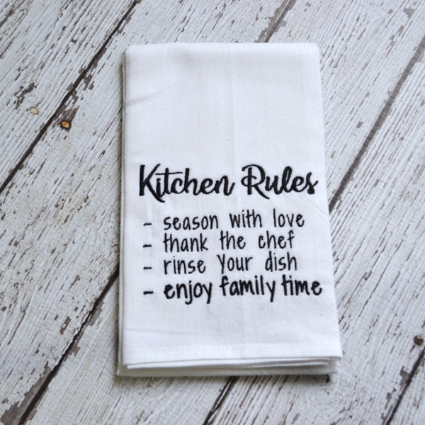 Kitchen Rules Tea Towel
