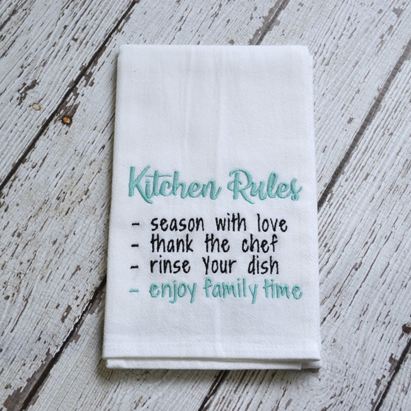 Kitchen Rules Tea Towel