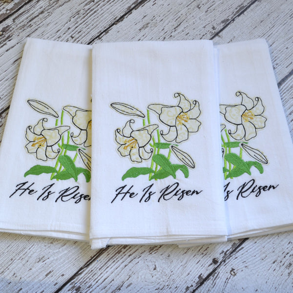 He is Risen Tea Towel
