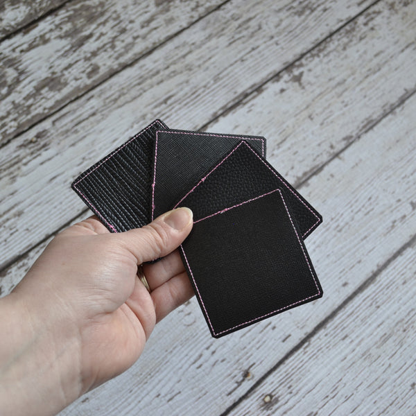 Corner Bookmark - Black Florals
