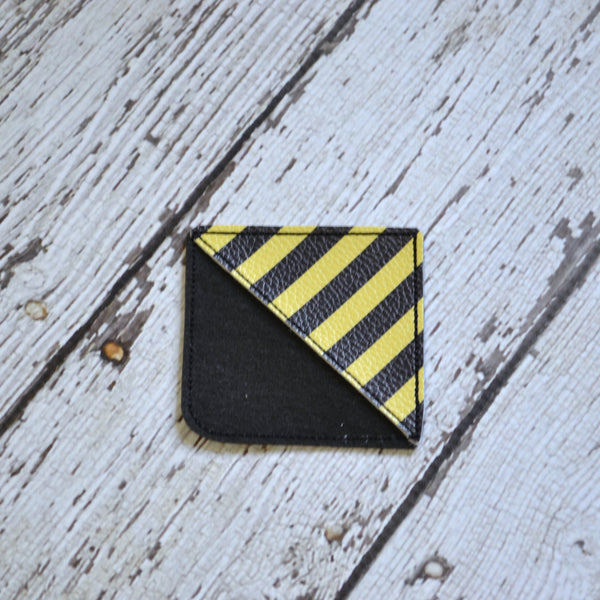 Corner Bookmark - Black and Yellow, Bees