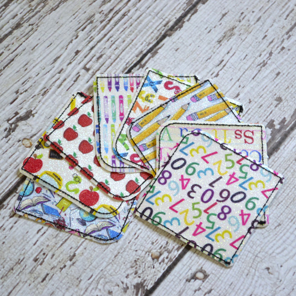 Corner Bookmark - Teacher Glitter, School