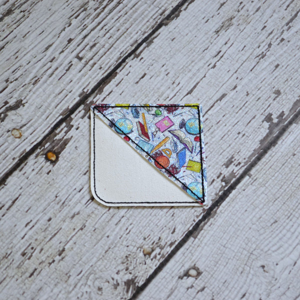 Corner Bookmark - Teacher Glitter, School