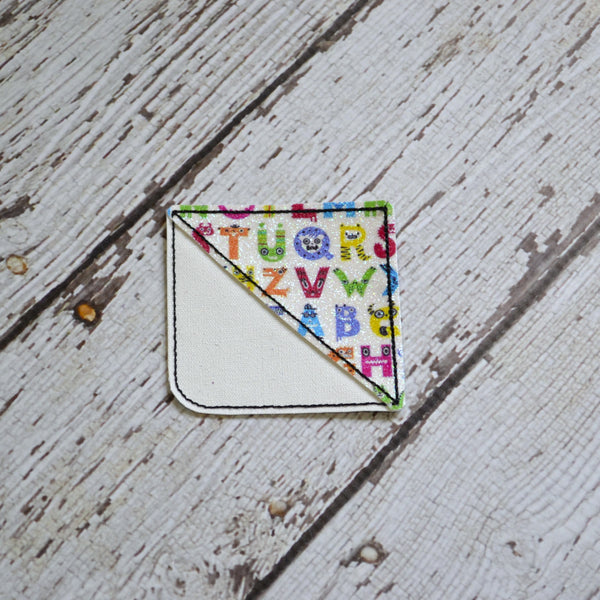 Corner Bookmark - Teacher Glitter, School
