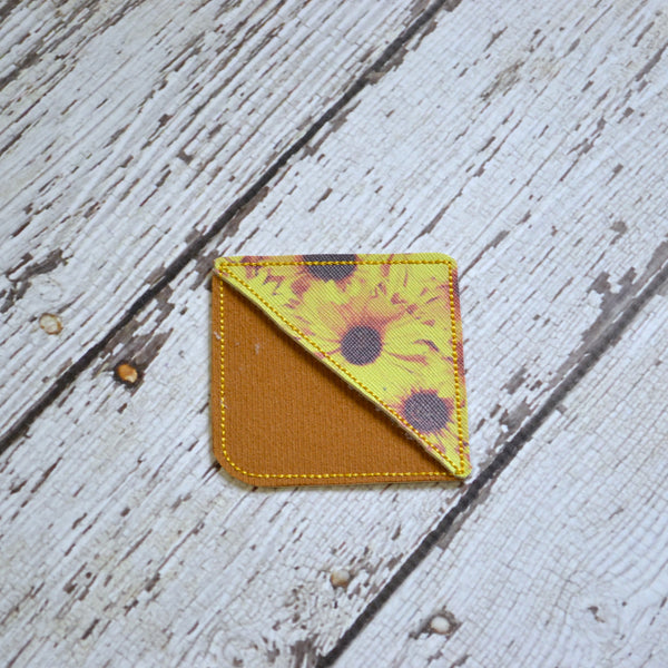 Corner Bookmark - Sunflower