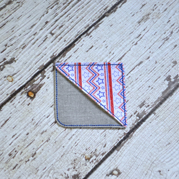 Corner Bookmark - Patriotic