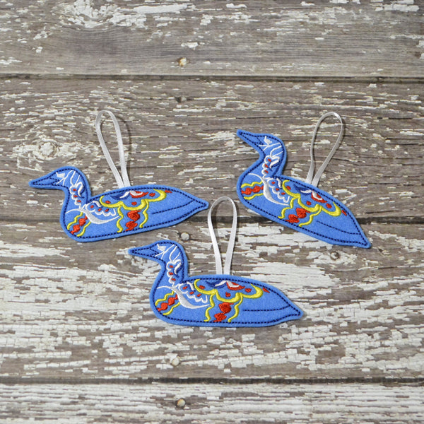 NEW! Dala Loon Felt Ornament