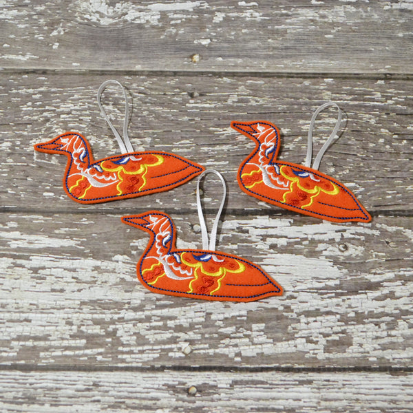 NEW! Dala Loon Felt Ornament