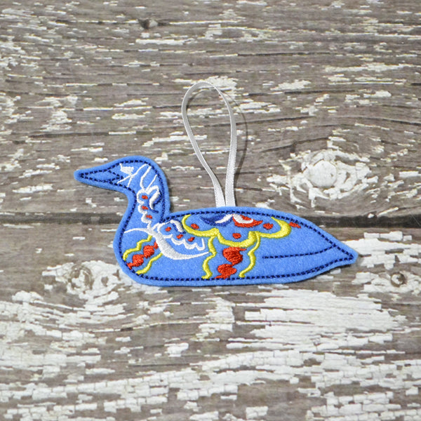 NEW! Dala Loon Felt Ornament