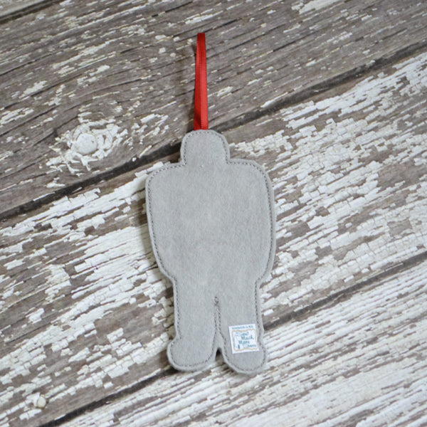 NEW! Lumberjack and Blue Ox Felt Ornament - Paul Bunyan and Babe the Blue Ox