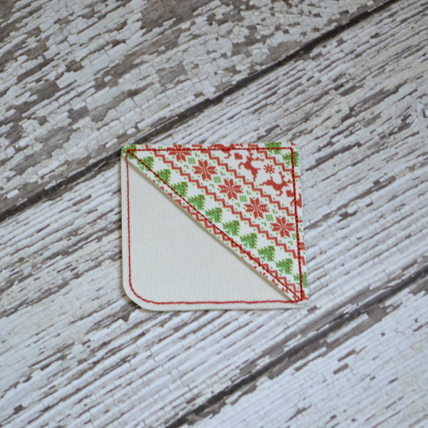 NEW! Corner Bookmark - Winter, Christmas