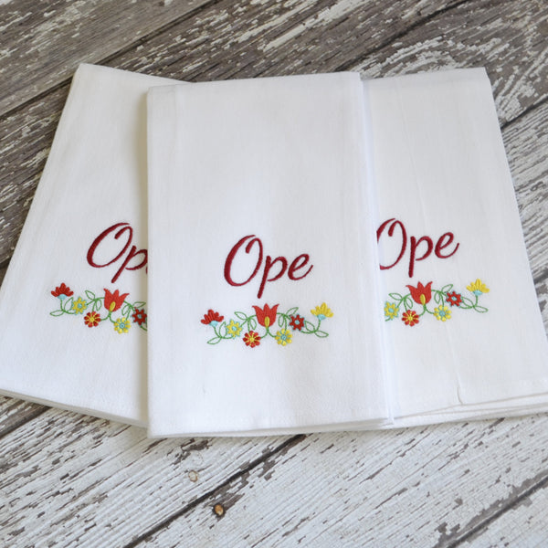 NEW! Ope Floursack Towel - Floral