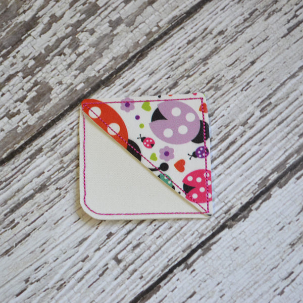 NEW! Corner Bookmark - Lady Bugs (Love Bugs)