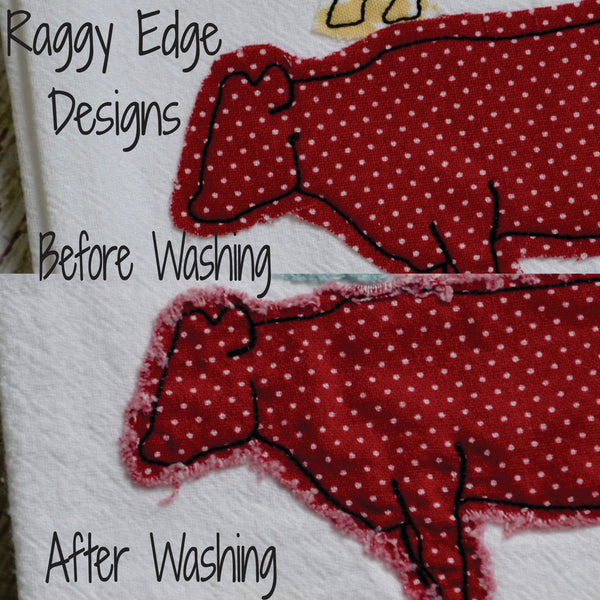Farm Animals Tea Towel