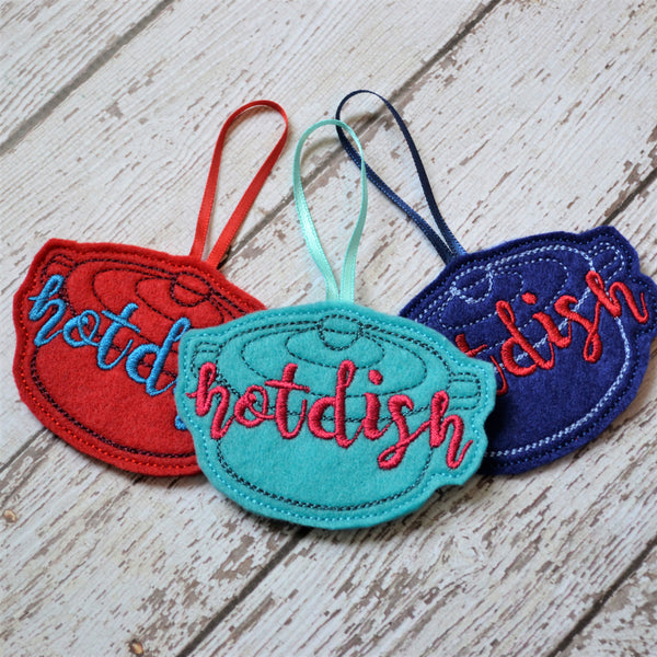 Hotdish Felt Ornament