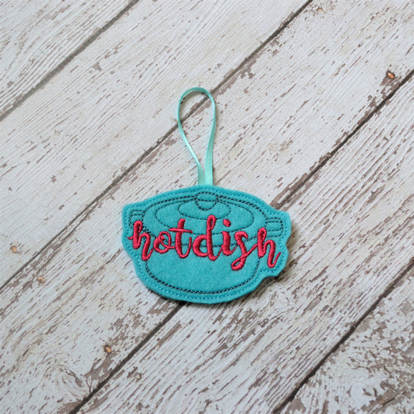 Hotdish Felt Ornament