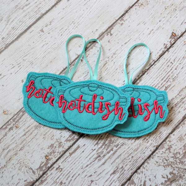 Hotdish Felt Ornament