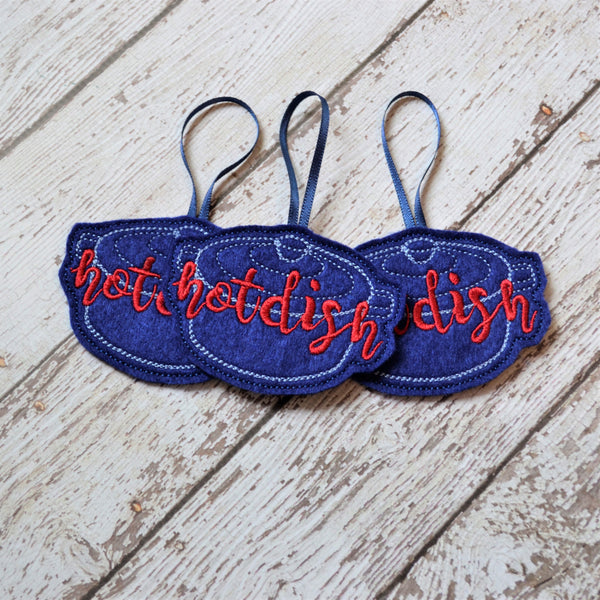 Hotdish Felt Ornament