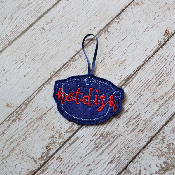 Hotdish Felt Ornament