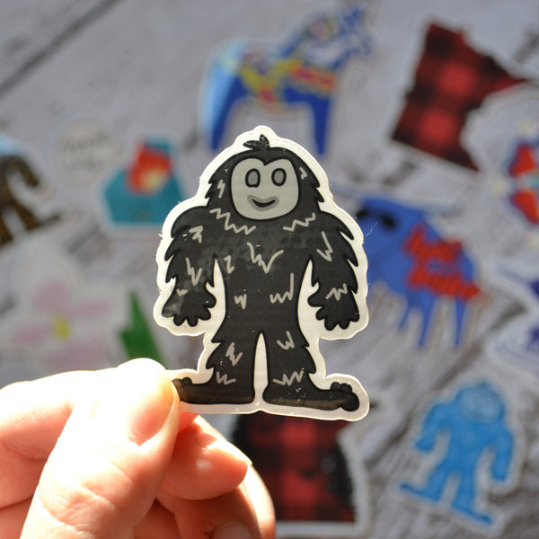 Ready to ship - 'Bigfoot' Vinyl Sticker - 1.7" x 2.2"