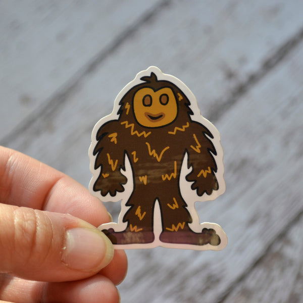 Ready to ship - 'Bigfoot' Vinyl Sticker - 1.7" x 2.2"