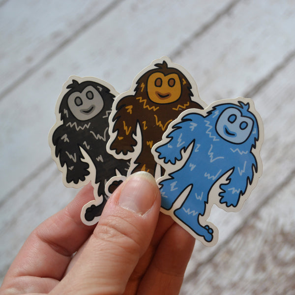 Ready to ship - 'Bigfoot' Vinyl Sticker - 1.7" x 2.2"