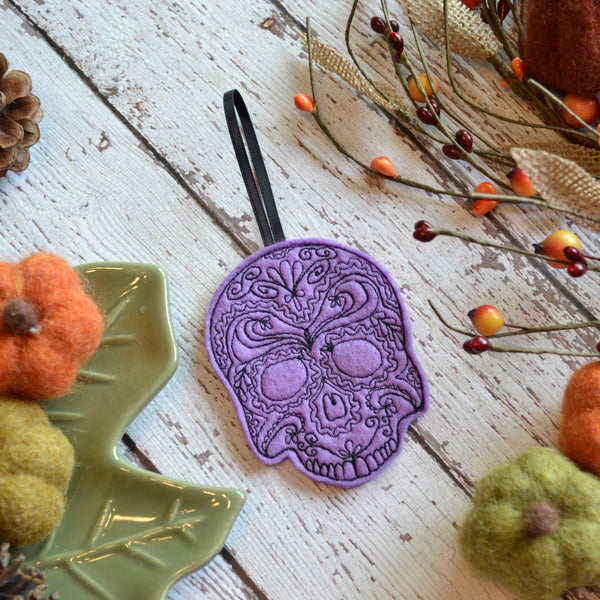 Skull Felt Ornament