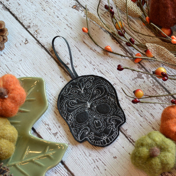 Skull Felt Ornament