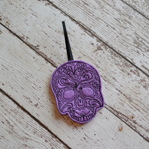 Skull Felt Ornament