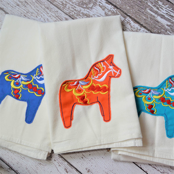 Dala Horse Tea Towel - NEW COLORS AVAILABLE
