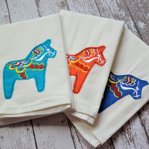 Dala Horse Tea Towel - NEW COLORS AVAILABLE
