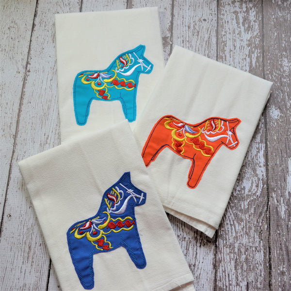 Dala Horse Tea Towel - NEW COLORS AVAILABLE