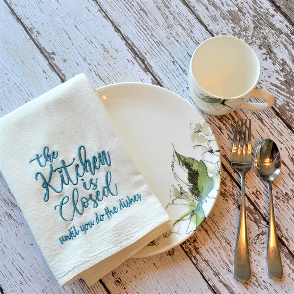 Kitchen Closed Tea Towel