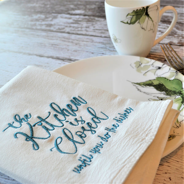 Kitchen Closed Tea Towel