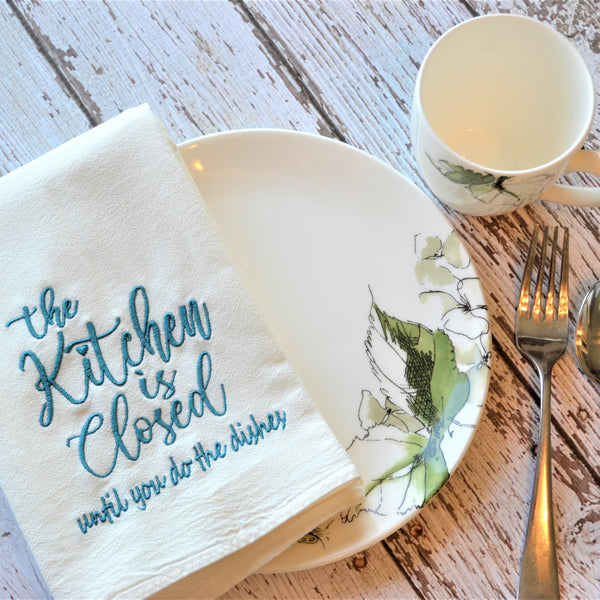Kitchen Closed Tea Towel