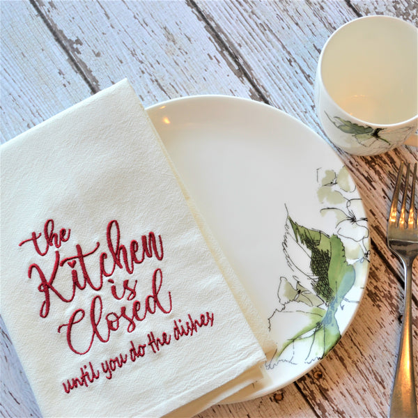 Kitchen Closed Tea Towel