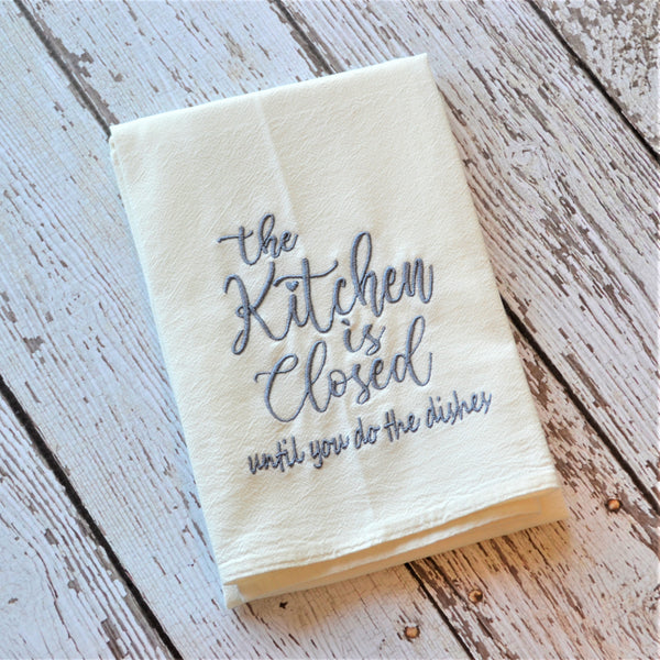 Kitchen Closed Tea Towel