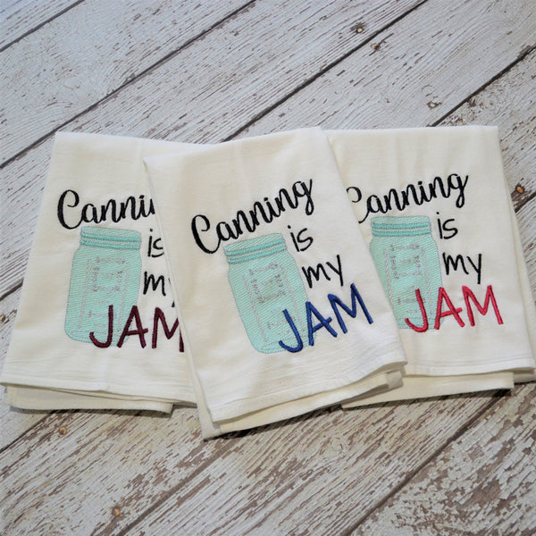 Canning is My Jam Tea Towel