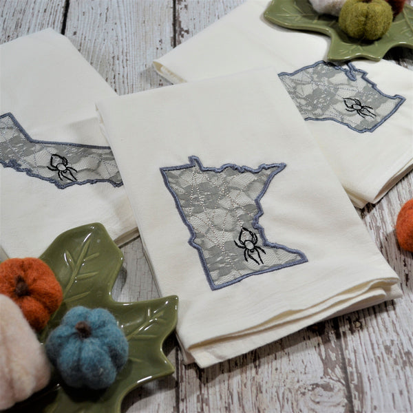 Spooky State Tea Towel - All 50 States Available