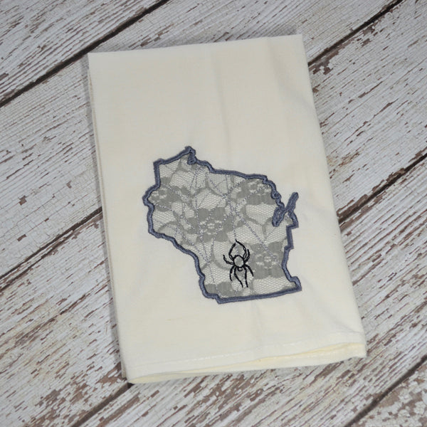 Spooky State Tea Towel - All 50 States Available