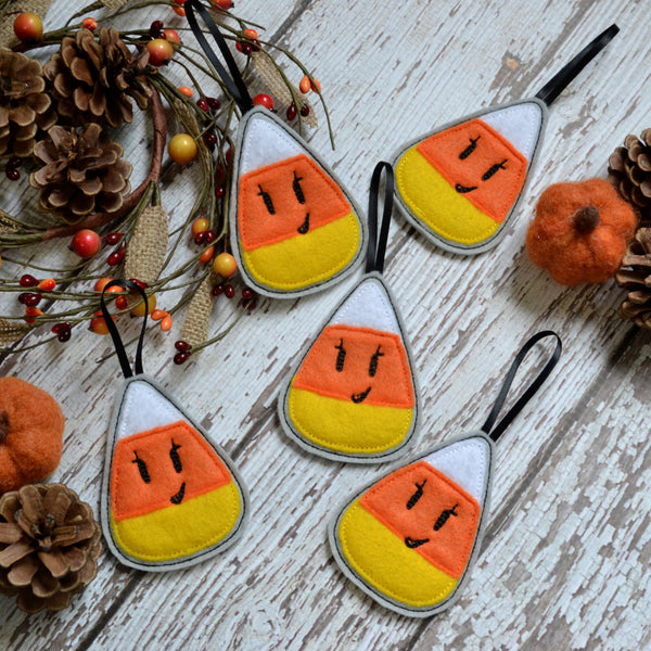 Halloween Candy Felt Ornaments - Single, multi Pack