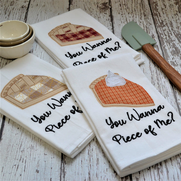 Piece of Pie Tea Towel - Fall, Thanksgiving, Christmas
