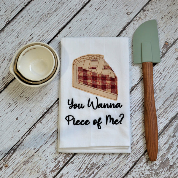 Piece of Pie Tea Towel - Fall, Thanksgiving, Christmas